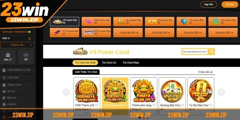 Nhà cái chính là nơi hội tụ của những game đỏ đen kinh điển